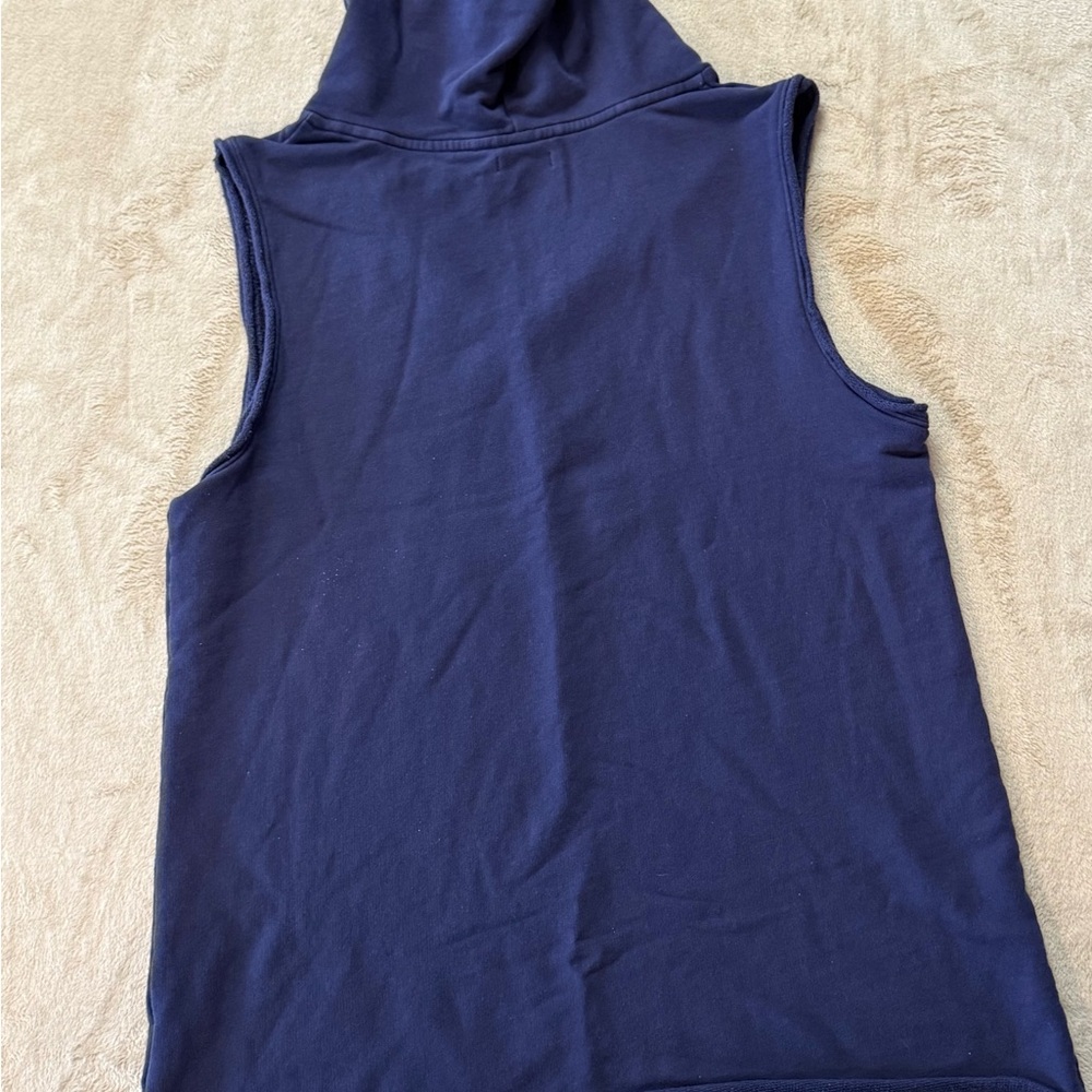 Adidas‎ Navy Sleeveless Hoodie - Picture 9 of 11